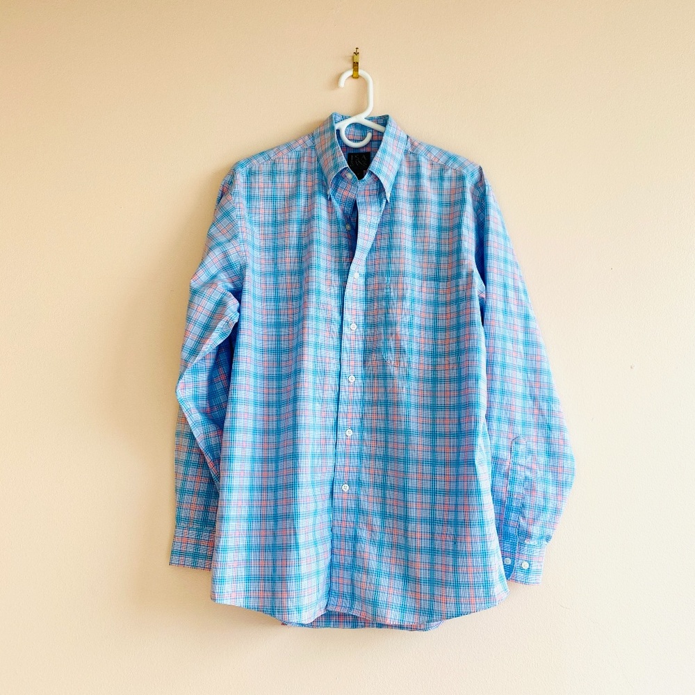 Joseph A. Bank Traveler's Button Down Dress Shirt